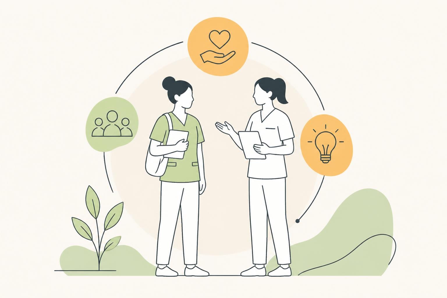 Illustration zum Beitrag: Generation Z in der Pflegeausbildung- was müssen wir beachten