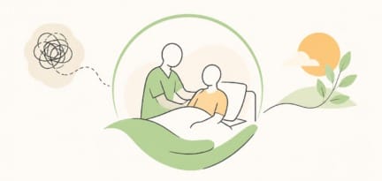 Illustration zum Beitrag: Posttraumatische Belastungsstörung in Pflegesituationen