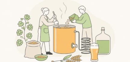 Illustration zum Beitrag: Bierbrauen im Seniorenheim