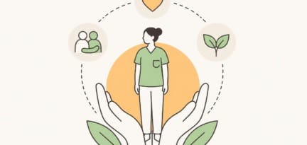 Illustration zum Beitrag: Psychosoziale Unterstützung für Pflegekräfte