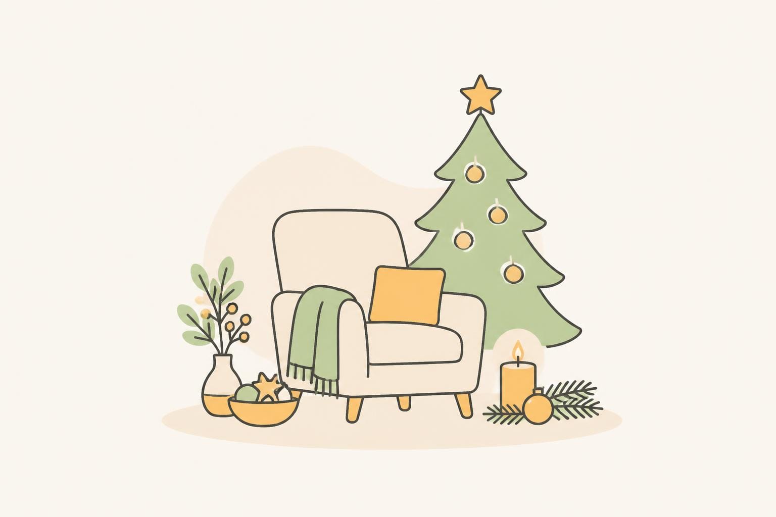 Illustration zum Beitrag: Traditionen an Weihnachten