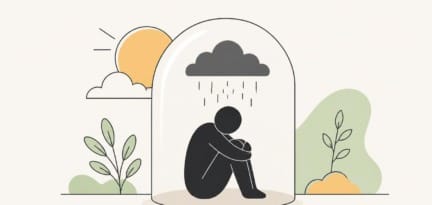 Illustration zum Beitrag: Depression – die unsichtbare Krankheit