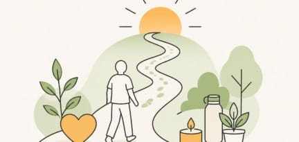 Illustration zum Beitrag: Der Weg zur Resilienz: Wie man eine positive Einstellung und Selbstwirksamkeit aufbauen kann