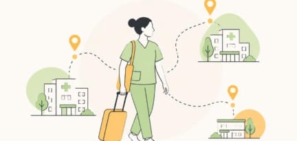 Illustration zum Beitrag: Travel Nurses – Zeitarbeit einmal anders