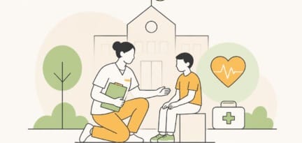 Illustration zum Beitrag: Schulkrankenpflege in Deutschland