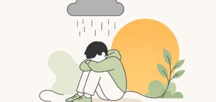 Illustration zum Beitrag: Depressionen bei Kindern und Jugendlichen