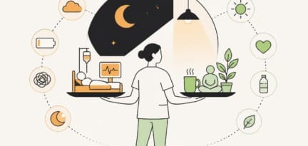 Illustration zum Beitrag: Die besonderen Belastungen und Gefahren in der Nachtschicht