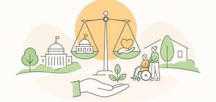 Illustration zum Beitrag: Die Zukunft der Pflege in Deutschland: Was bringt die Pflegereform