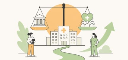 Illustration zum Beitrag: Die Krankenhausreform: Ein Wendepunkt für die Pflege