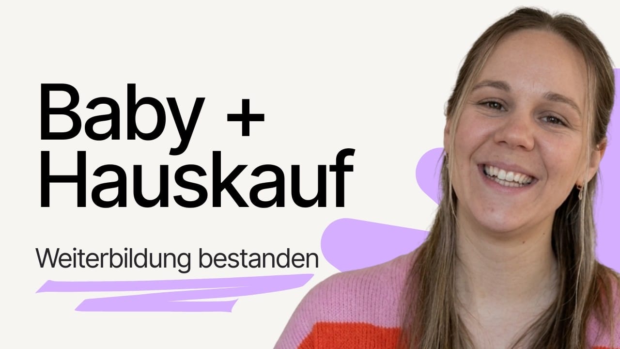 video standbild baby und hausbau