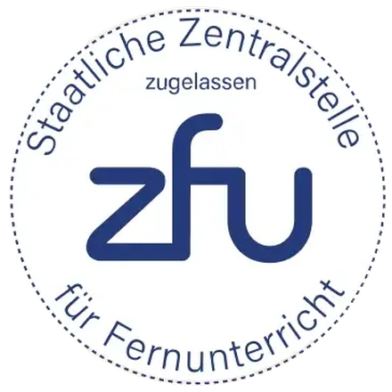 Zulassungszeichen der Staatlichen Zentralstelle fuer Fernunterricht