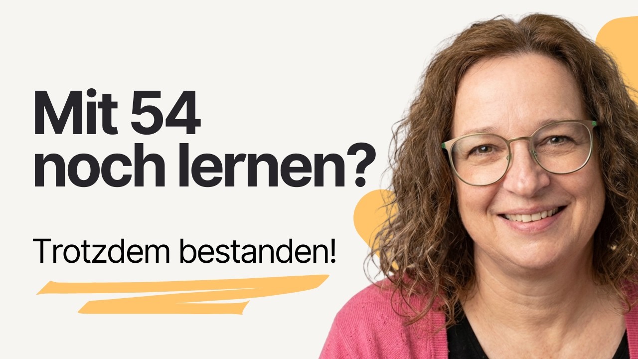 Videovorschau: Mit 54 nochmal Weiterbildung in der Pflege, wie ich es trotzdem geschafft habe